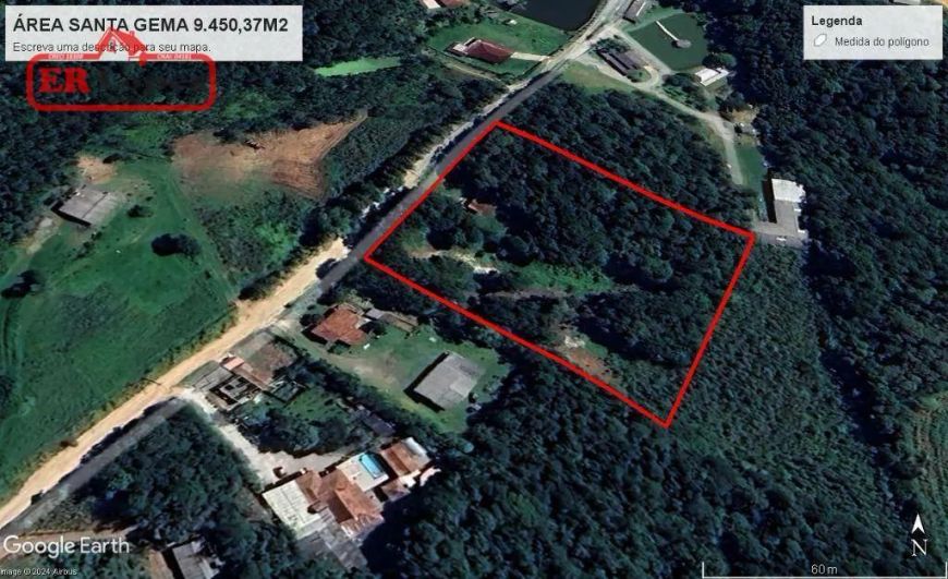 Chácara com 2 dormitórios à venda, 9450 m² por R$ 650.000,00 - Santa Gema - Colombo/PR
