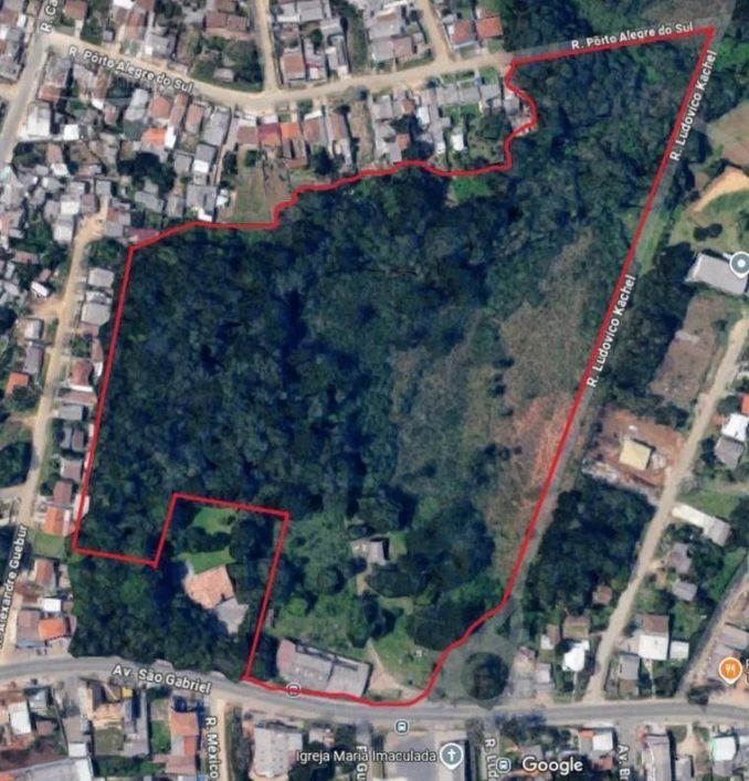 TERRENO COM 56.433 M² EM EXCELENTE REGIÃO URBANA DE COLOMBO. AVENIDA SÃO GABRIEL - BAIRRO SÃO GABRIE