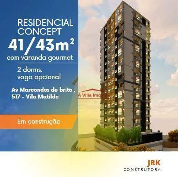 Apartamento com 2 dormitórios à venda, 41 m² por R$ 320.000,00 - Chácara Seis de Outubro - São Paulo