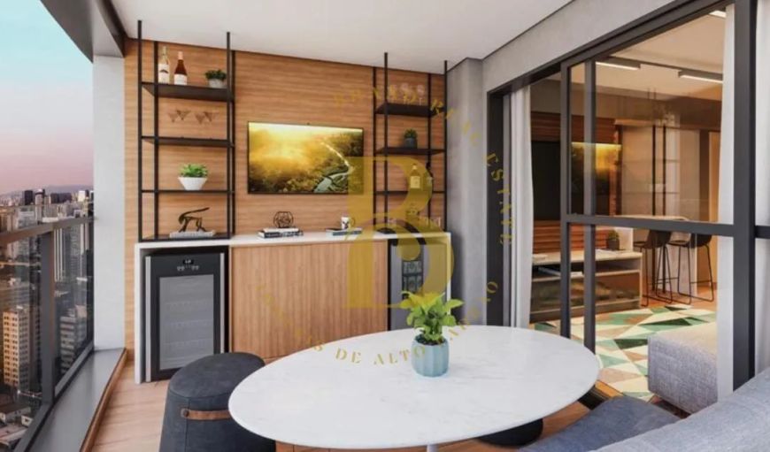 Apartamento com 50 m², 1 quarto sendo 1 suíte à venda no bairro Brooklin.