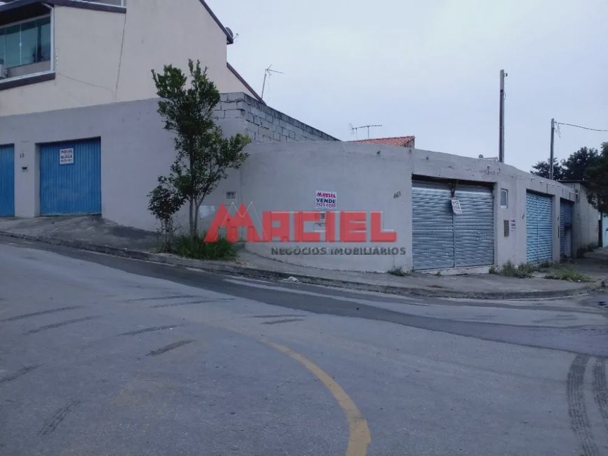 PREDIO COMERCIAL NO BAIRRO SANTA PAULA EM JACAREI, 03 SALÕES COM 45M² CADA, COM PORTAS DE AÇO, WC E