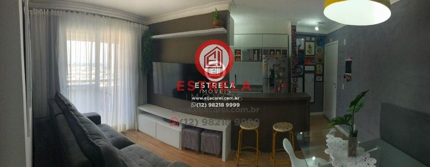 Apartamento à venda em Jacareí-SP: 2 quartos, 1 suíte, 1 sala, 1 banheiro, 1 vaga na Loteamento Vill