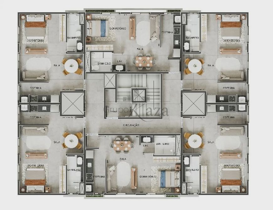 Flat Estúdio - Vila Branca - Edifício The First - 1 Dormitório - 40m².
