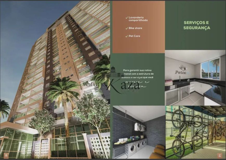 Apartamento com 2 quartos no Magnifique Tower em frente ao Parque da Cidade em Jacareí