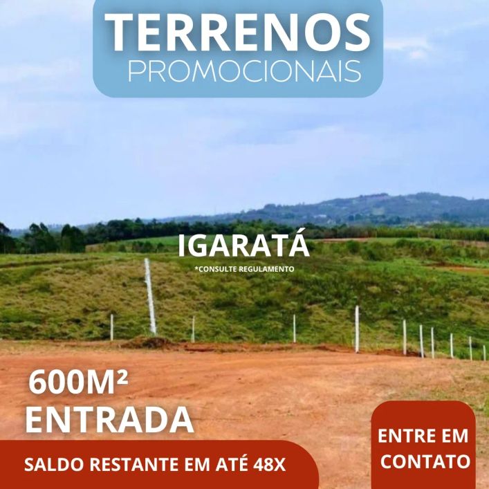 Lotes em Igaratá - valor promocional