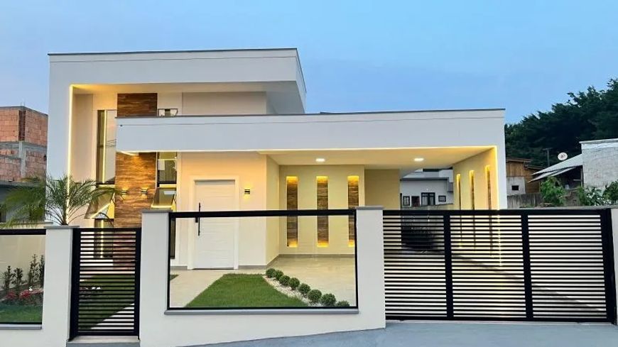 D-Casa de alto padrão com 3 quartos sendo 1 suíte e piscina localizada no Bela Vista - Palhoça - SC