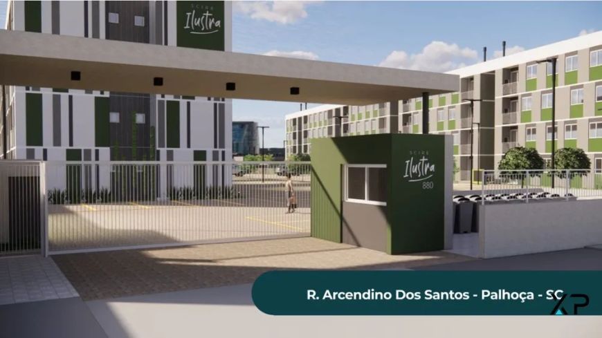 Apartamento a venda com 1 quarto, 1 banheiro e 1 vaga de garagem