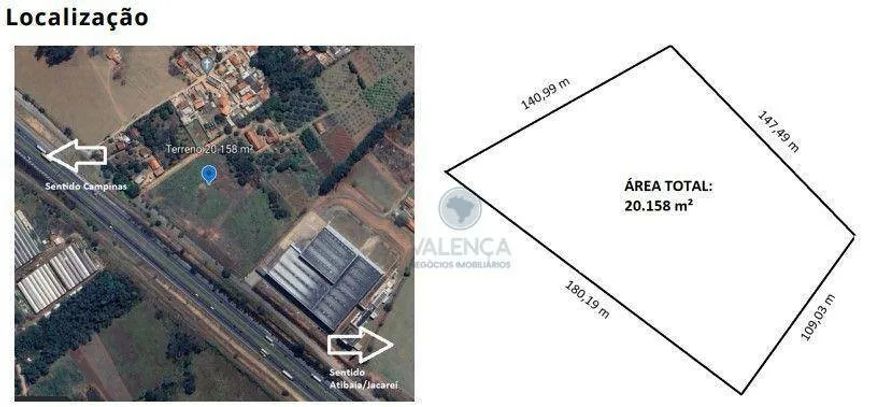 Terreno à venda, 20158 m² por R$ 5.500.000,00 - Rio Abaixo - Atibaia/SP