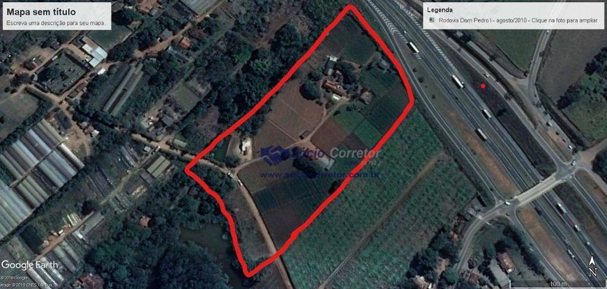 Vendo esta área espetacular de 38622m² localizada no bairro Usina - Atibaia/SP