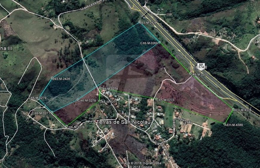 Terreno comercial com projeto aprovado para vender no Bairro Cururuquara em Santana de Parnaíba - SP