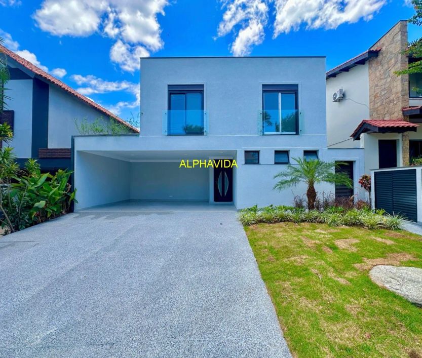 Magnifica casa em condomínio à venda em Santana de Parnaíba-SP, Residencial Alphaville 4: 4 quartos,