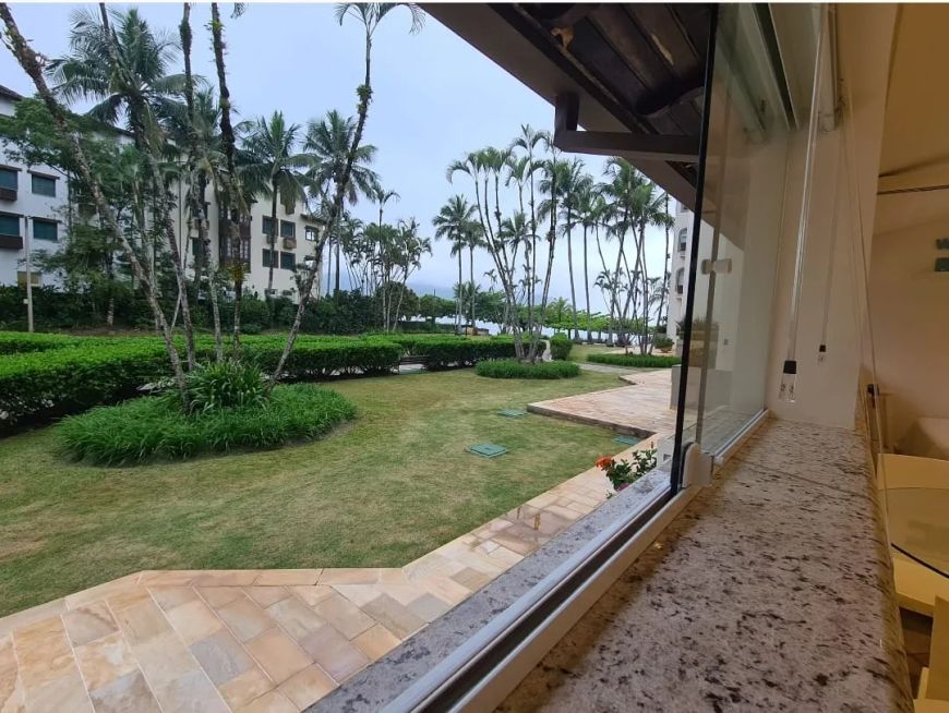 Apartamento vista deslumbrante pé na areia 86m² 3 quartos Costa Verde Tabatinga Caraguatatuba SP