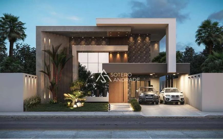 Casa de luxo vendida na planta, localização privilegiada na praia do Indaiá
