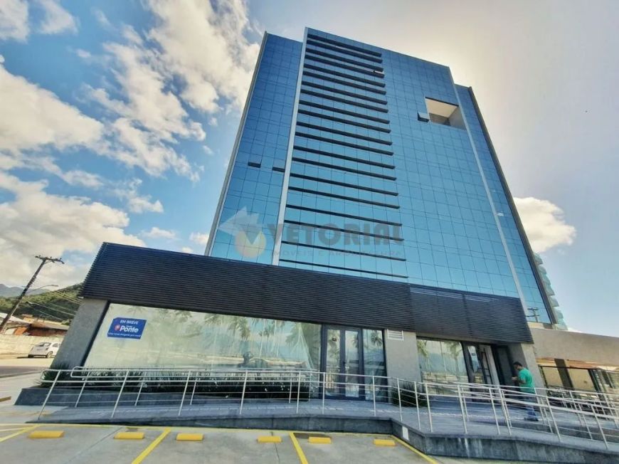 Sala comercial em Prédio Comercial com Vista Mar, Caraguatatuba SP