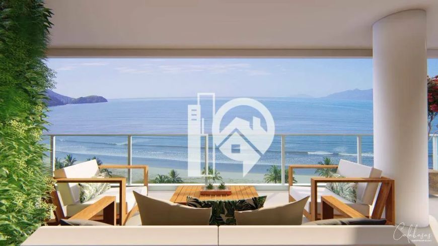 Apartamento de luxo frente para o mar, com 4 suítes à venda, 315 m² - Indaiá litoral norte SP - Cara