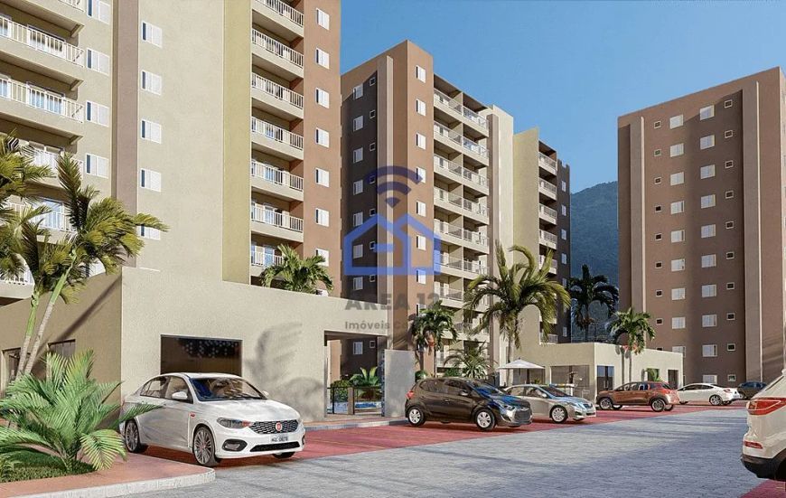 Apartamento de 2 dormitórios à venda no bairro do Indaiá em Caraguatatuba, SP - Condomínio completo