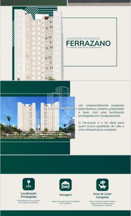 Lançamento Residencial Ferrazano JD GAIVOTAS
