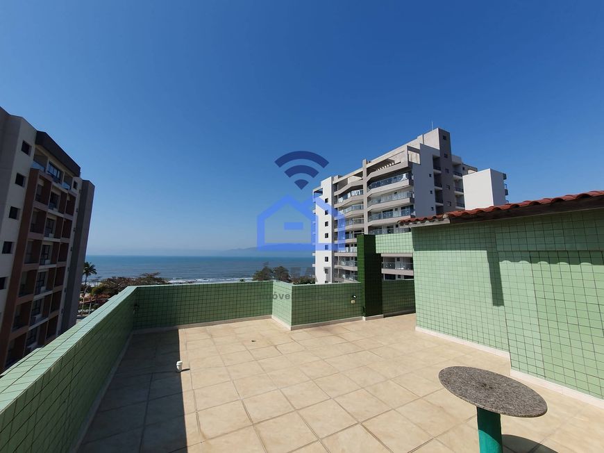 Cobertura duplex com vista mar à venda no bairro Aruan em Caraguatatuba, SP - 3 dormitórios, sendo