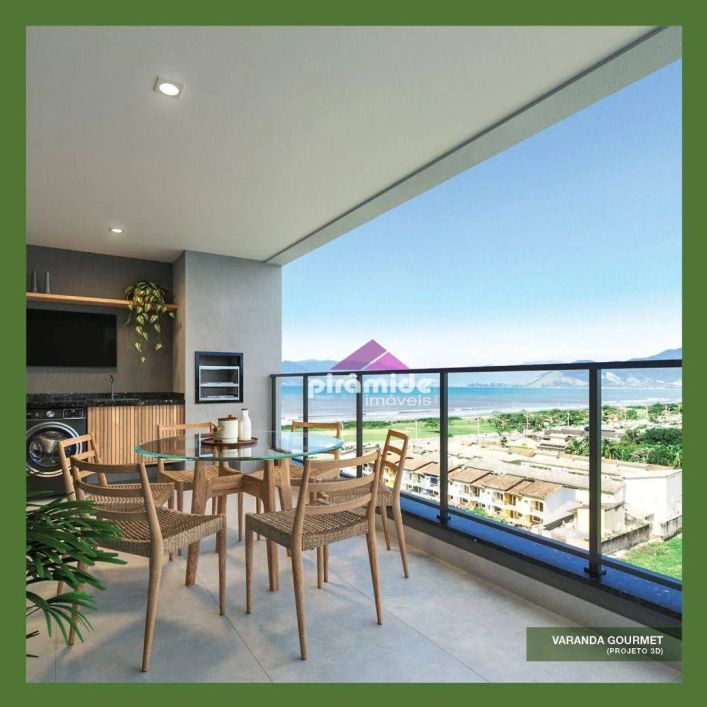 Apartamento com 2 dormitórios à venda, 81 m² por R$ 516.892,00 - Jardim Arua - Caraguatatuba/SP