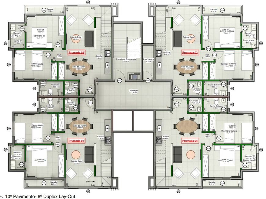 Cobertura com 4 dormitórios à venda, 146 m² por R$ 1.720.075,00 - Martim de Sá - Caraguatatuba/SP