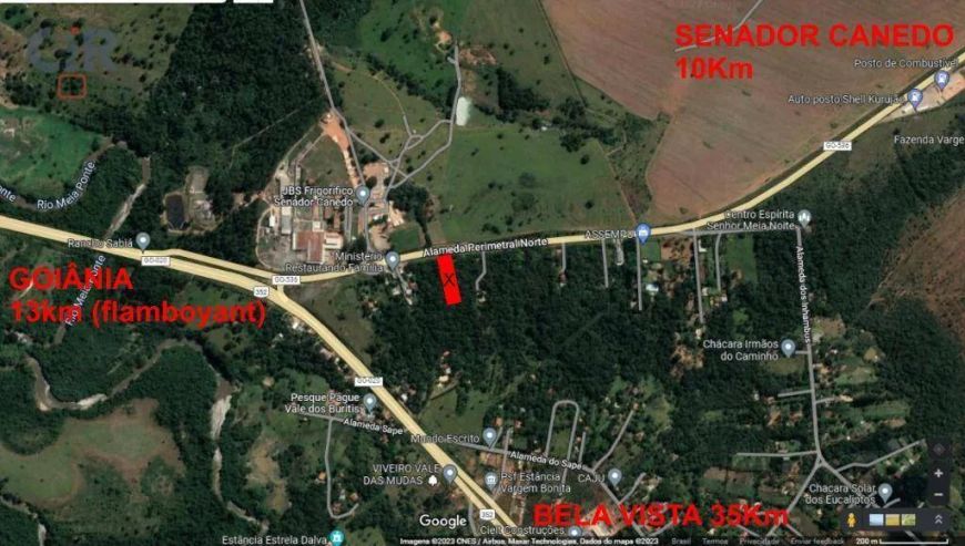 Chácara à venda, 11997 m² por R$ 2.200.000,00 - Área Rural de Senador Canedo - Senador Canedo/GO