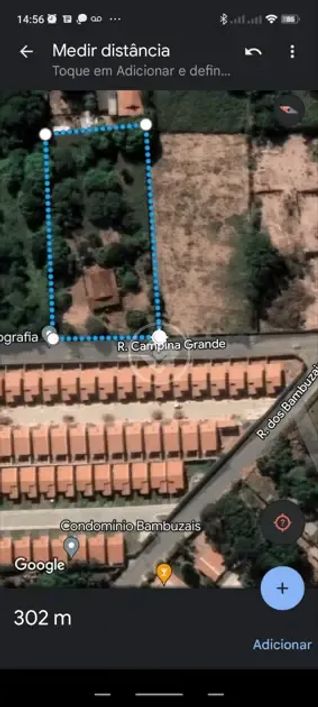 Terreno a venda (possui uma casa) codigo: 21539