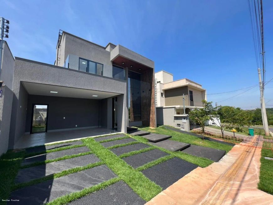 Casa em Condomínio para Venda em Senador Canedo, Jardins Bolonha, 3 dormitórios, 3 suítes, 2 banheir