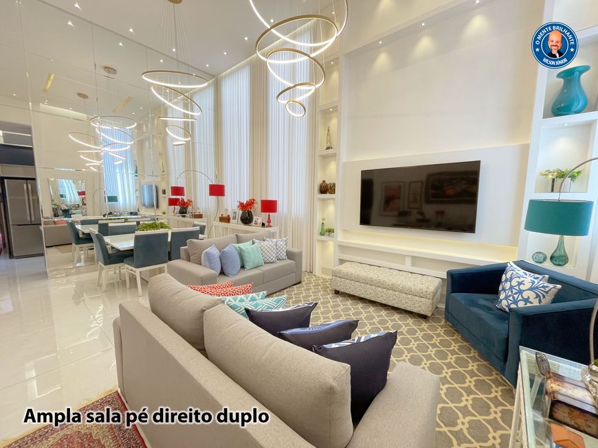 Casa térrea Condomínio Jardim Veneza c/198 m² com 3 suítes - MOBILIADA