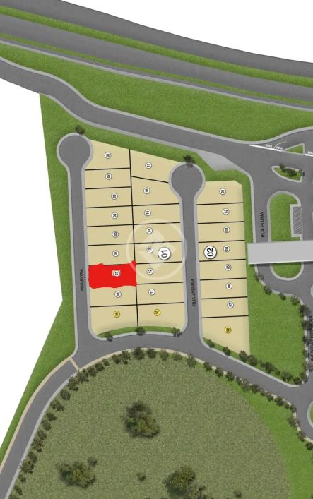 REF: Office2362 Terreno no Jardins Nápoles com 390m²,Senador Canedo-GO codigo: 56829
