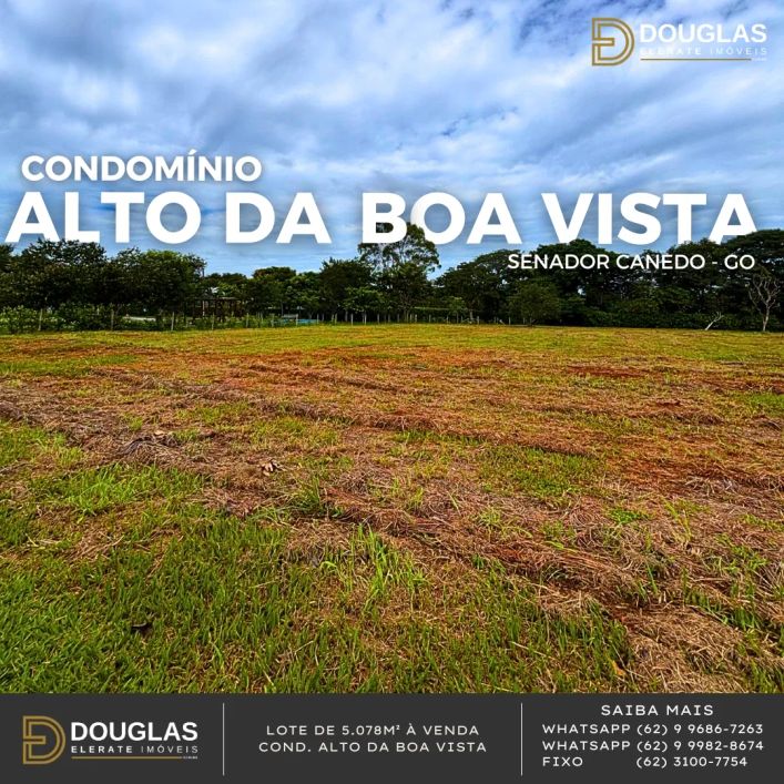 LOTE À VENDA COND ALTO DA BOA VISTA