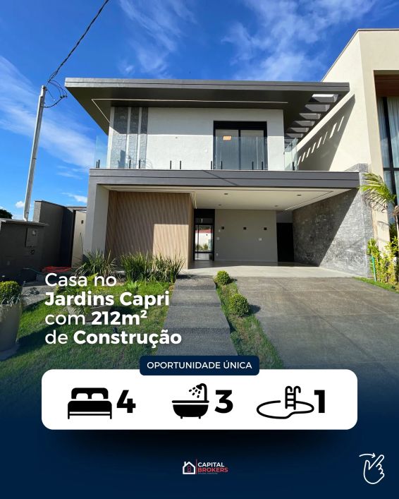 Sobrado no Jardins Capri - Senador Canedo - GO