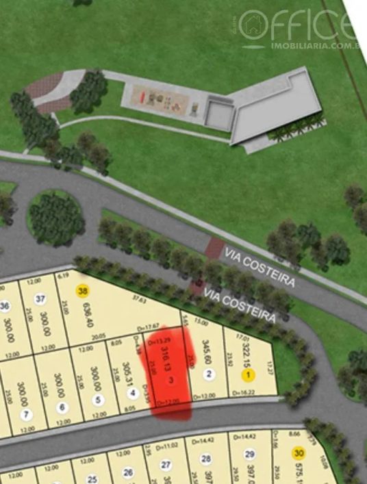 LOTE DE 316M² AQUA RESIDENCIAL ATLANTICO JARDIM PORTO
