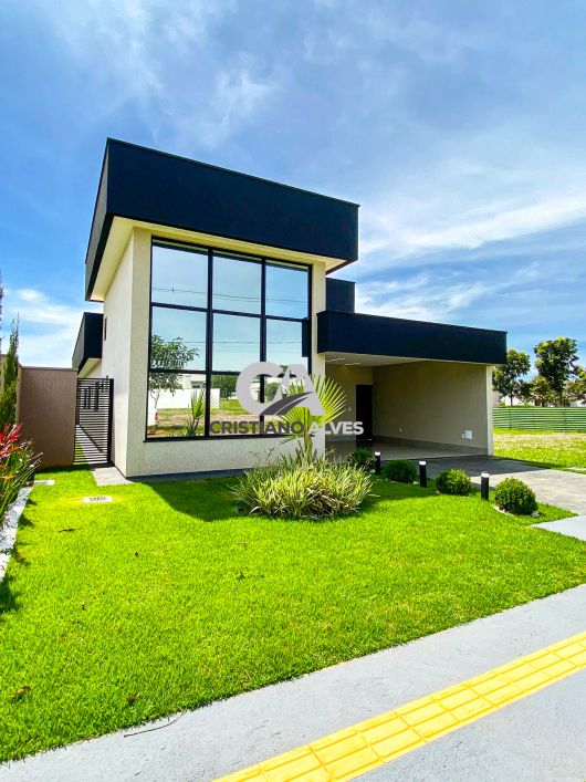 Terras alpha residencial - Casa a venda Condomínio Terras Alpha Senador Canedo, acabamentos diferenc