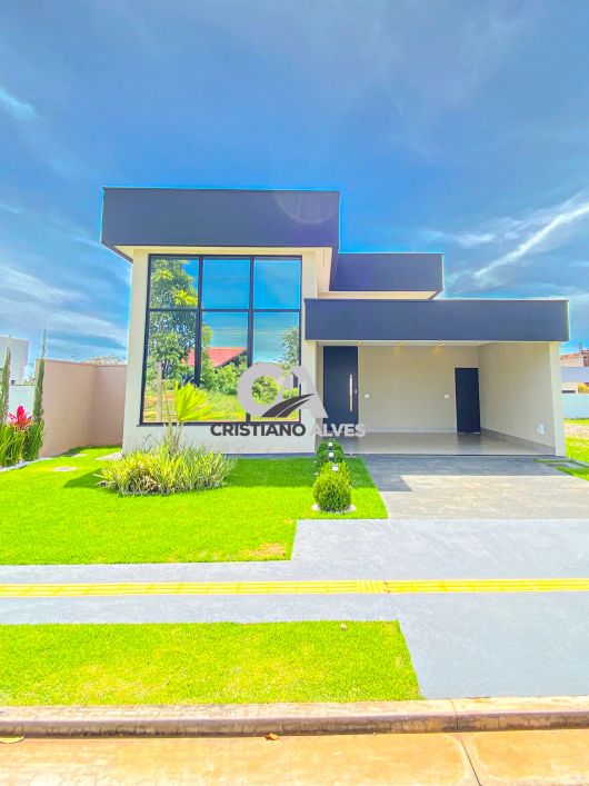 Terras alpha residencial - Casa a venda Condomínio Terras Alpha Senador Canedo, acabamentos diferenc
