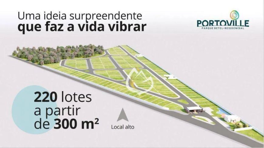 Terreno à venda, 350 m² por R$ 450.000,00 - Portoville Parque Betel Residencial - Paulínia/SP