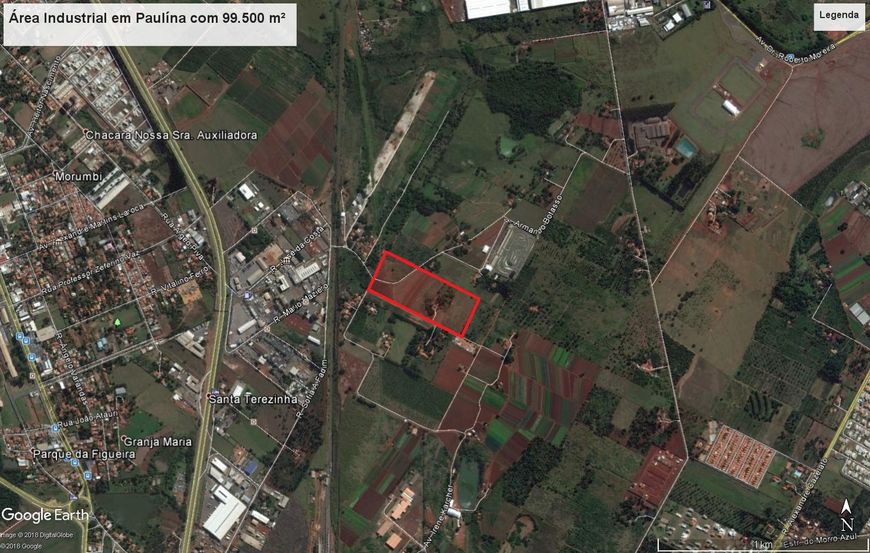 Imóvel Industrial em Paulínia com 99.500 m² próximo ao Kart