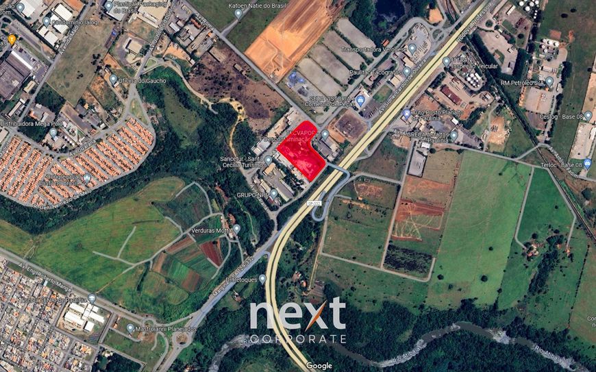 Vendo Terreno Industrial com 24.844 m² no Bairro Bonfim em Paulínia