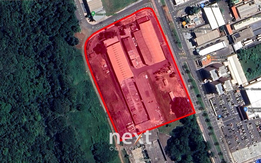 Vendo Área com 23.000 m² na Avenida José Paulino em Paulínia