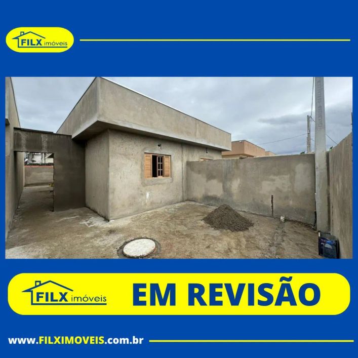 Casa para Venda em Itanhaém, Nova Itanhaém, 2 dormitórios, 1 banheiro, 1 vaga
