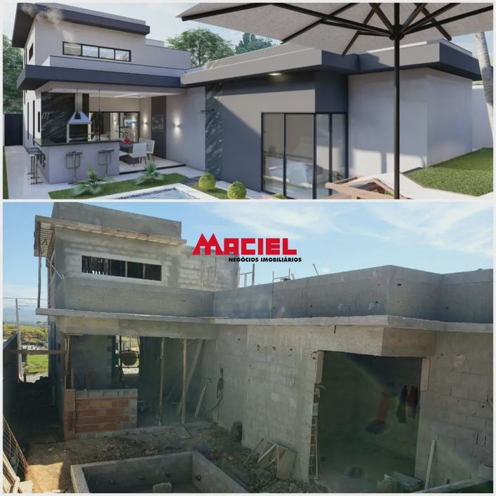 CASA Á VENDA EM COMDOMINÍO FECHADO EM CAÇAPAVA.