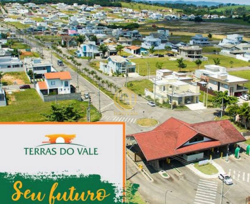 TERRENO DE 300 M² EM CONDOMINIO FECHADO TERRAS DO VALE CAÇAPAVA-SP