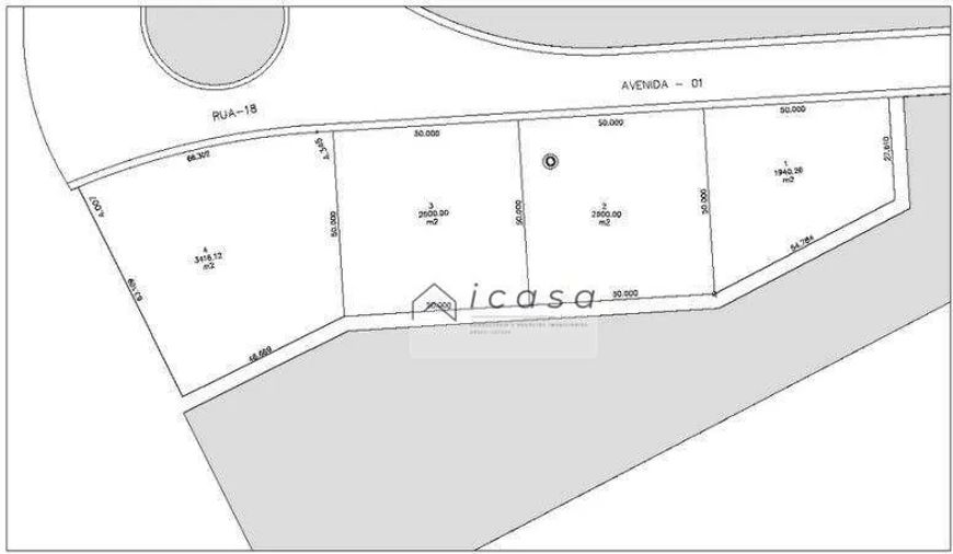 Terreno à venda, 1940 m² por R$ 1.649.221,00 - Residencial Colinas - Caçapava/SP