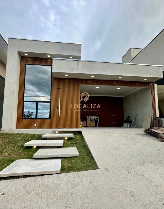 Luxuosa Casa em Condomínio à Venda em Caçapava-SP, Residencial Malibu : 3 Quartos, 1 Suíte, 2 Salas,