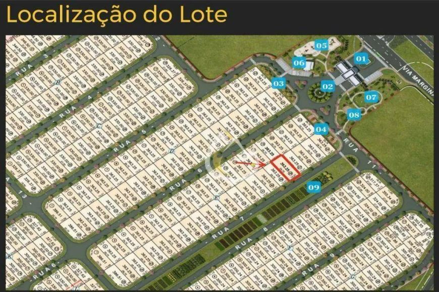 Terreno à venda, 363 m² por R$ 620.000,00 - Santorini Residencial Club - Paulínia/SP