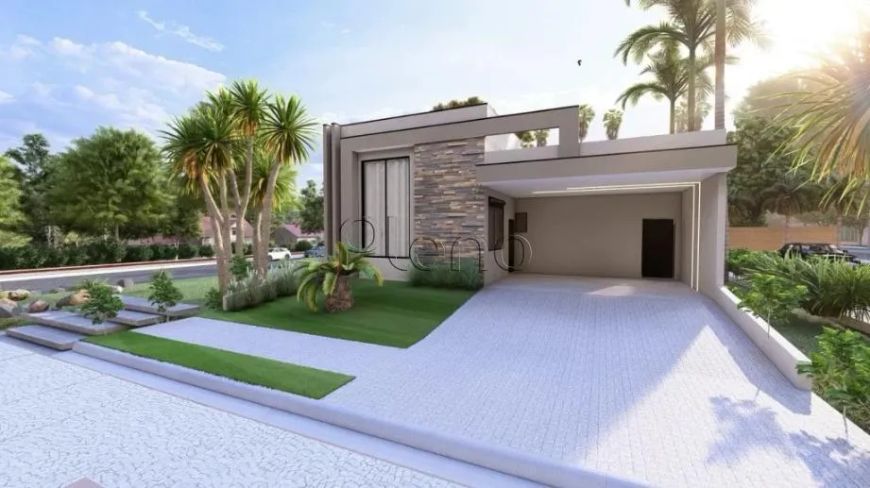 Casa à venda em Paulínia, Parque Brasil 500, com 3 suítes, com 330 m², Santorini Residencial Club