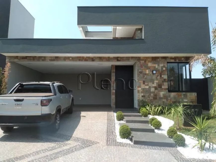 Casa à venda em Paulínia, Parque Brasil 500, com 3 suítes, com 195 m², Santorini Residencial Club