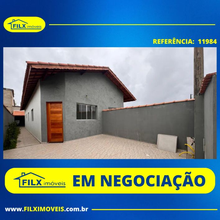 Casa para Venda em Itanhaém, Bopiranga, 2 dormitórios, 1 suíte, 1 banheiro, 2 vagas