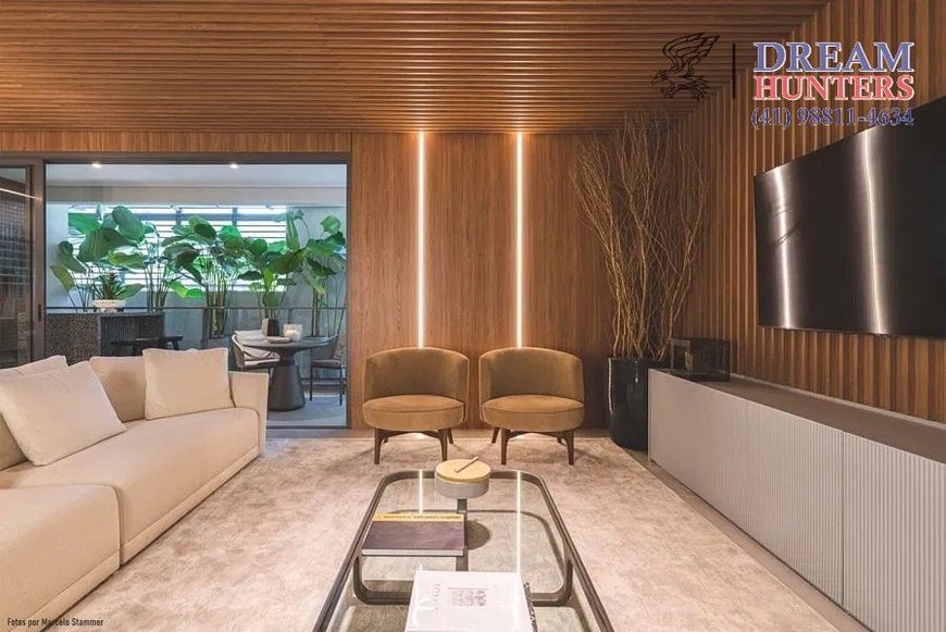 Apartamento de 150.33m² no bairro Juvevê, com 3 quartos (3 suítes), 5 banheiros e 3 vagas de garagem