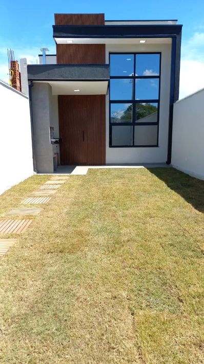 Casa nova à venda com 2 dormitórios e quintal no Terras Novas – Caçapava/SP