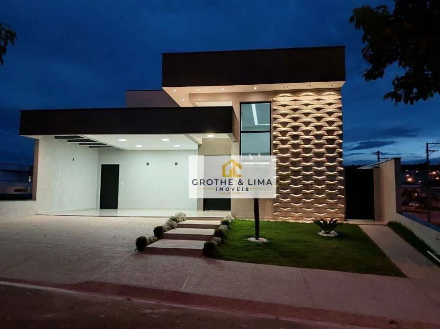 Lindissíma Casa com 3 dormitórios à venda, 154 m² por R$ 790.000 - Condomínio Terras do Vale - Caçap